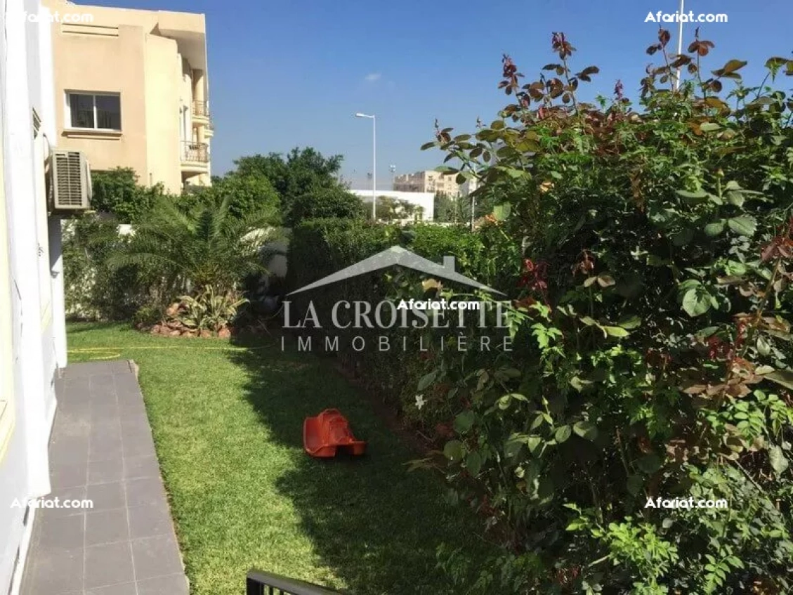 Rez-de-chaussée S+3 avec jardin à Ain Zaghouan Nord ZAL3174