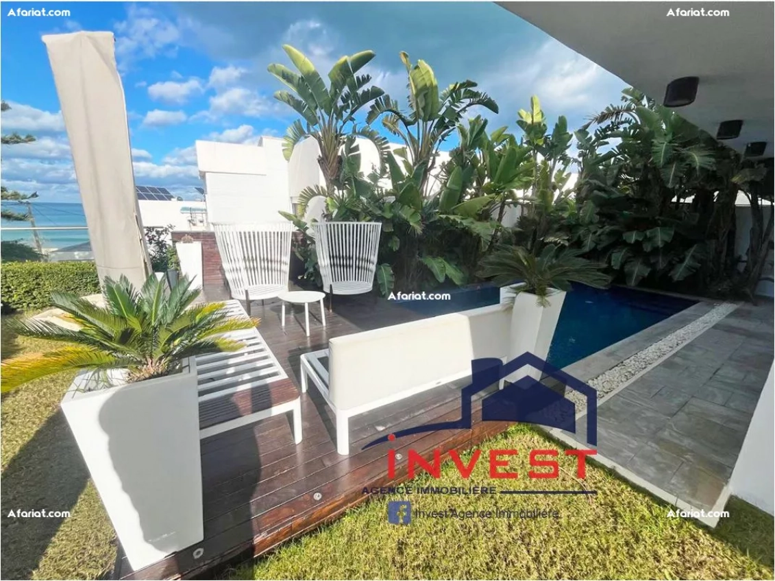 Villa jumelée vue sur mer à La Marsa Cube