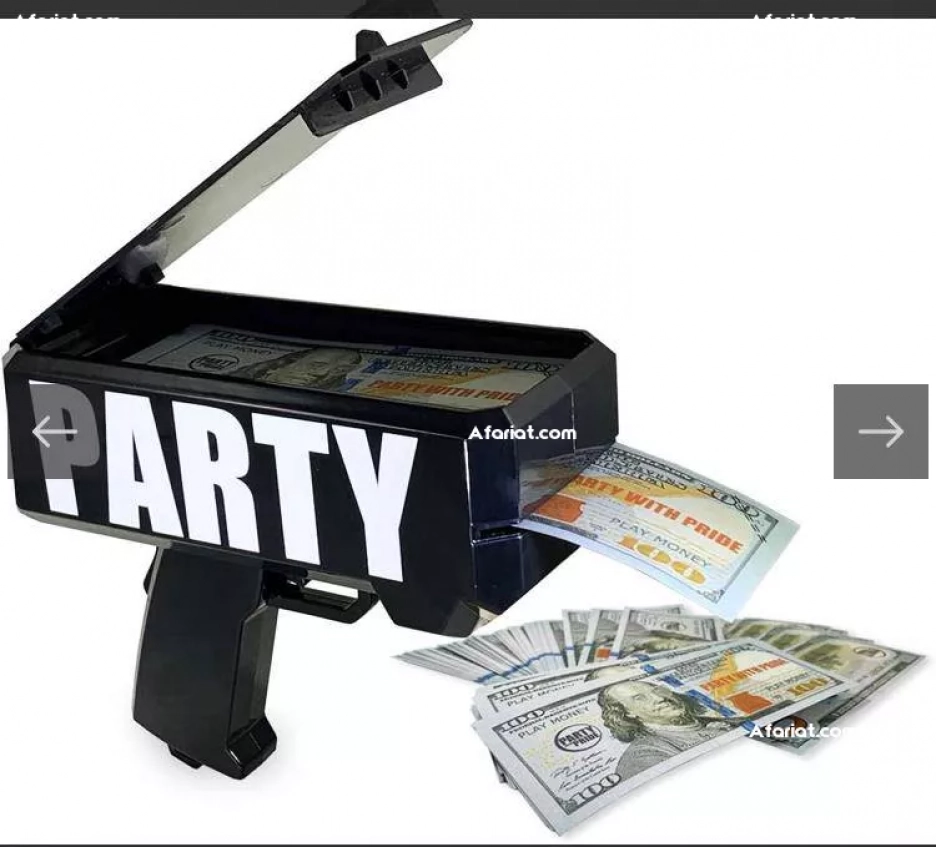 Party With Pride Money Gun
