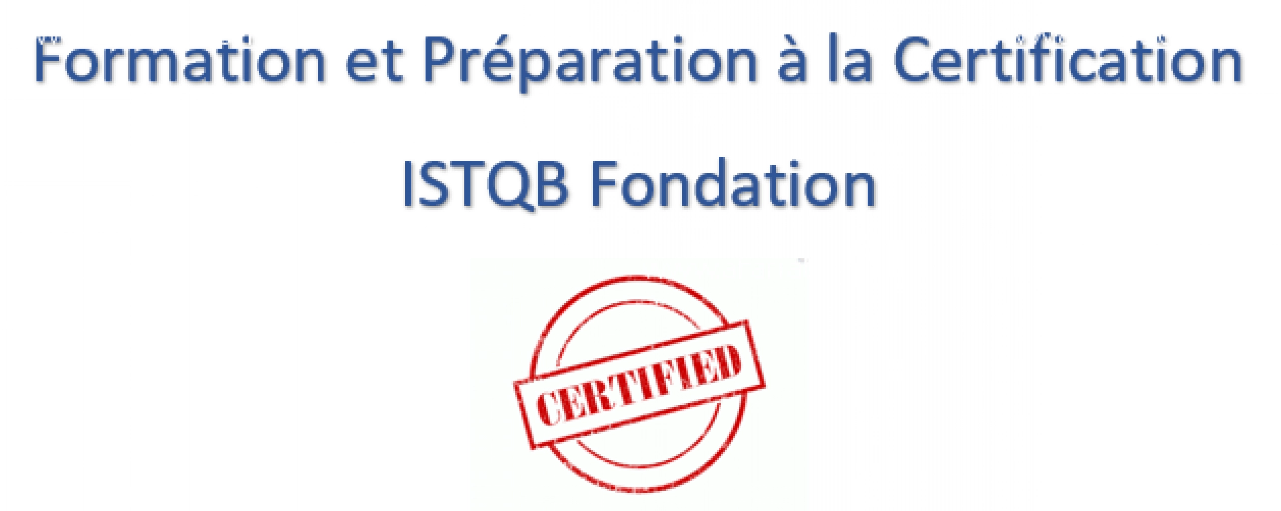 Réduction Formation ISTQB niveau Foundation