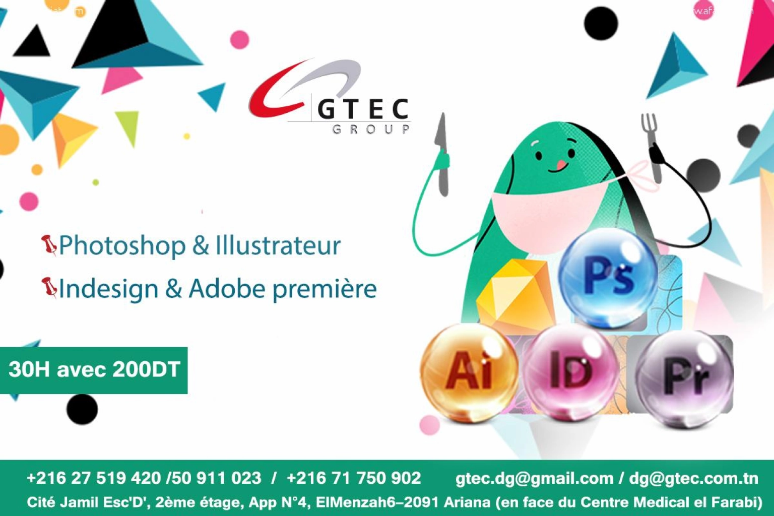 Formation en Design et infographie