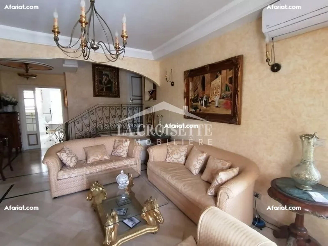 Duplex S+3 avec jardin à La Marsa  MDV0153