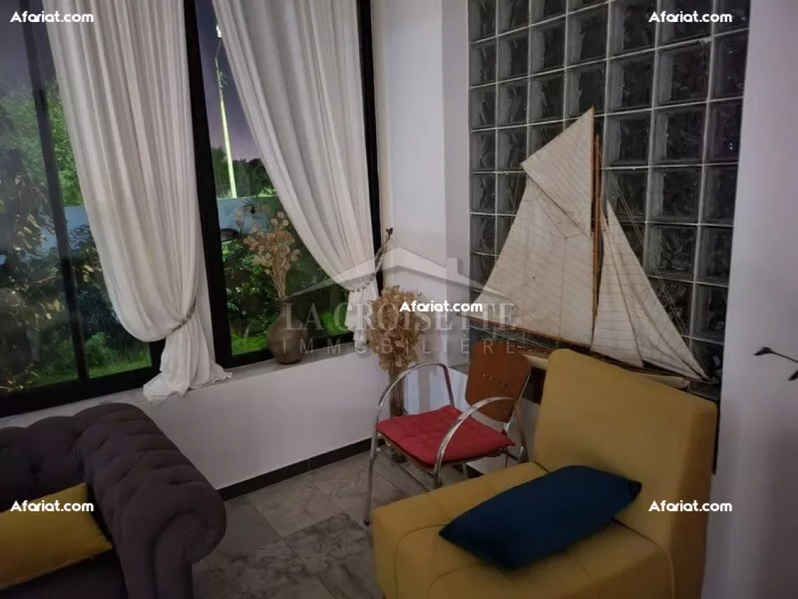 Villa S+3 vide ou meublée à La Marsa MVL1168