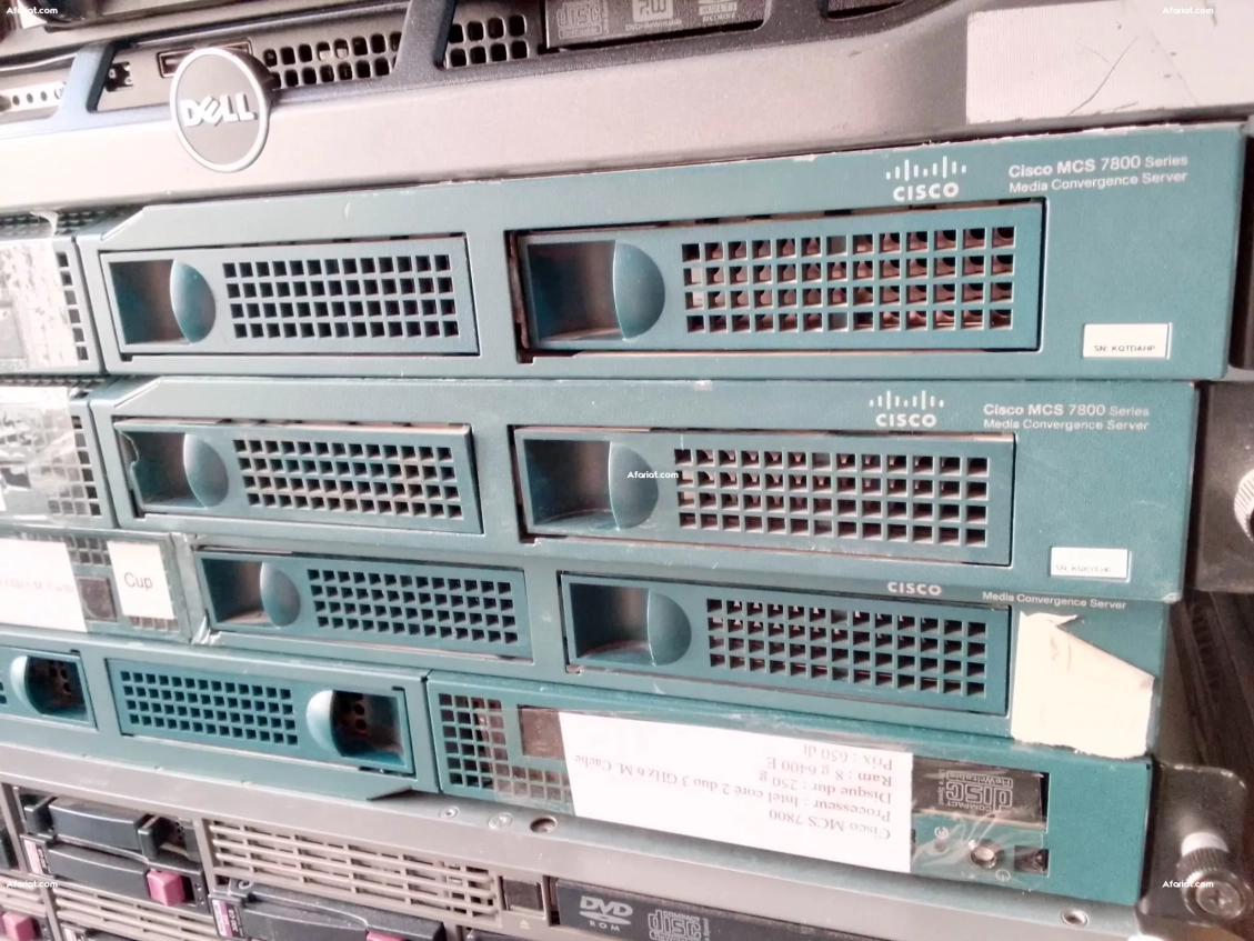 Liquidation de 4 serveurs Cisco 1 U 450 dt