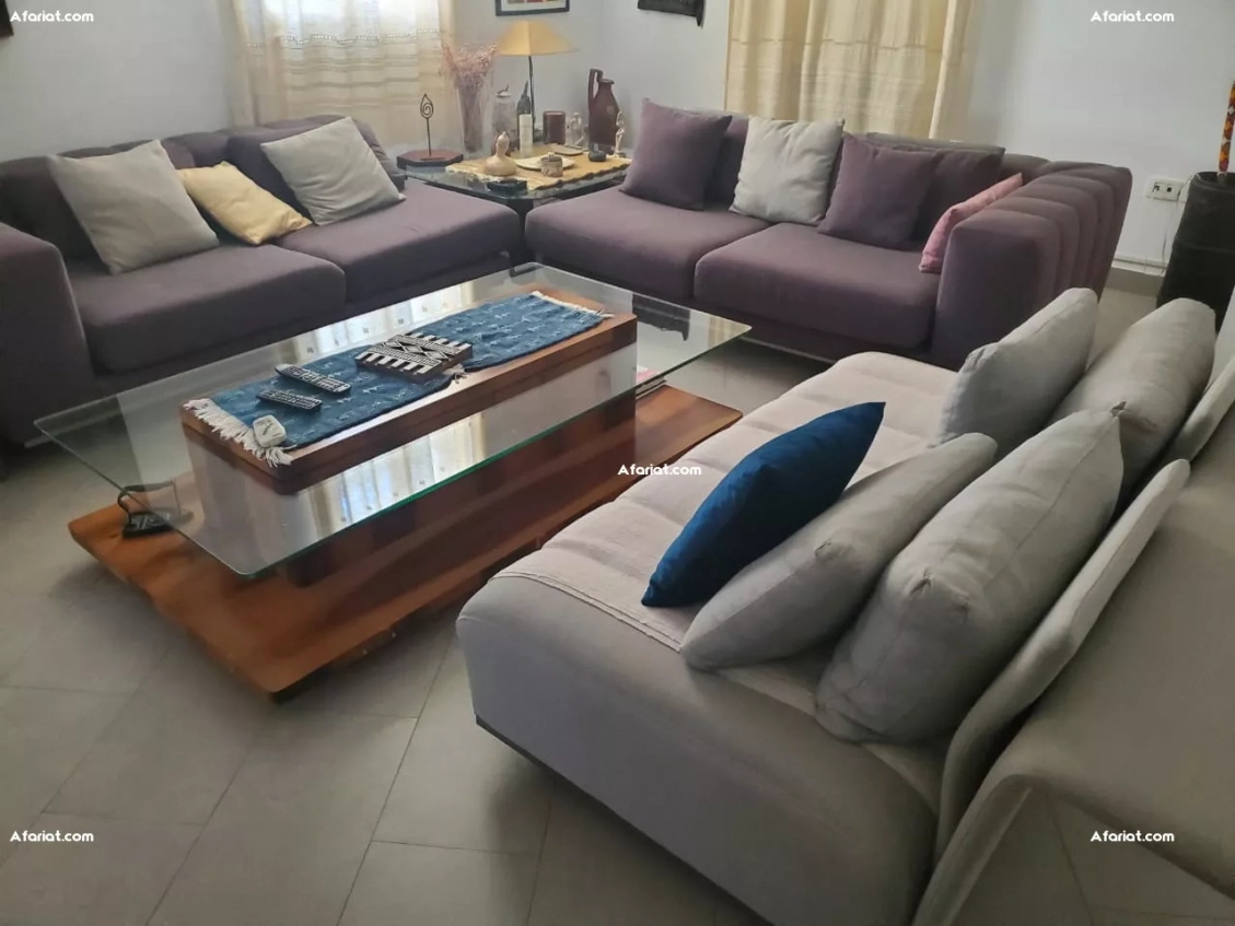 Salon Composé de 3 canapés