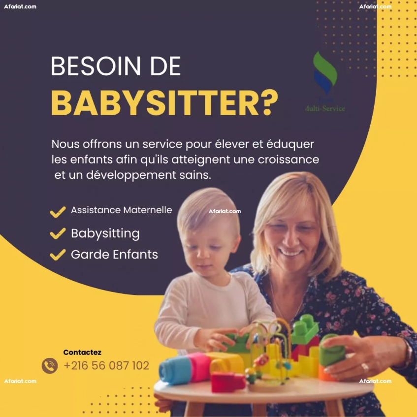 Vous cherchez une nounou expérimentées A MANNOUBA?
