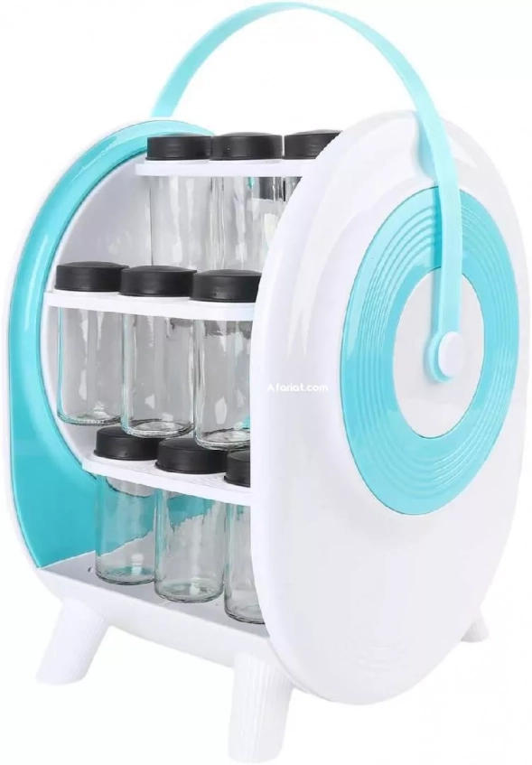 Étagère de rangement rotative à 360°
