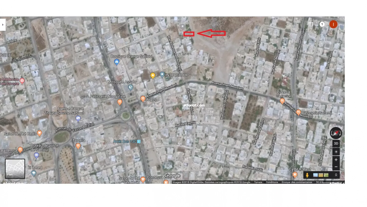 Terrain a Khezema ouest dans un Quartier Résidentiel tel 25900996