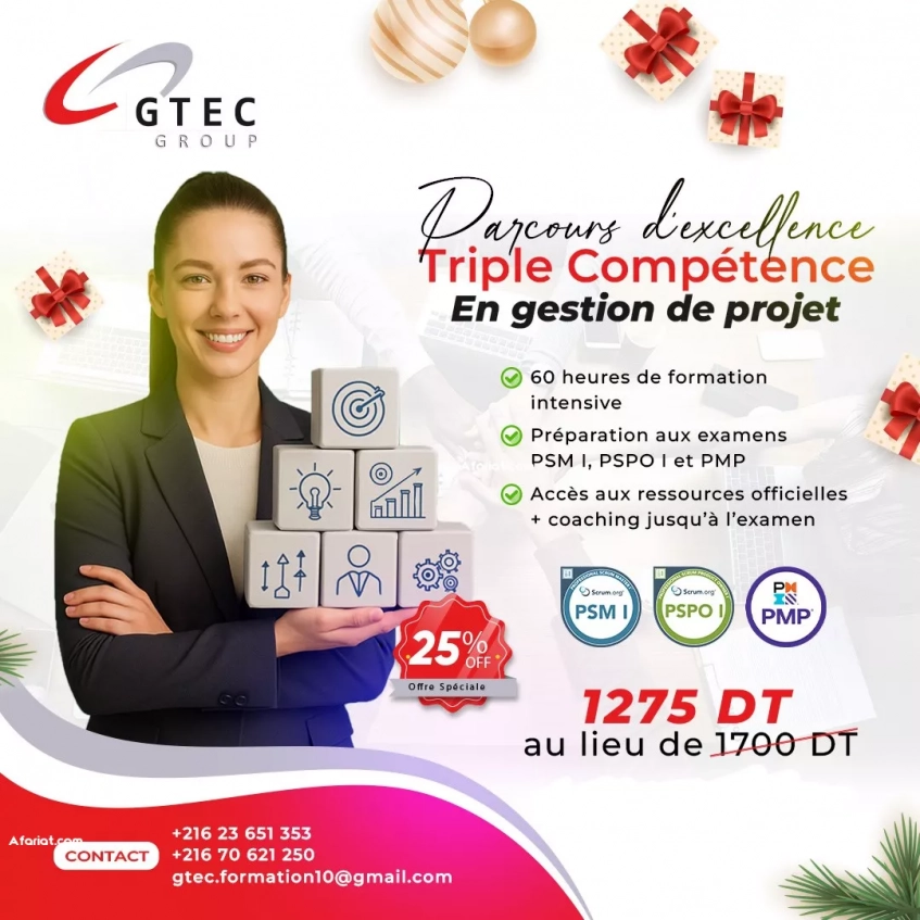 TRIPLE COMPÉTENCE EN GESTION DE PROJET