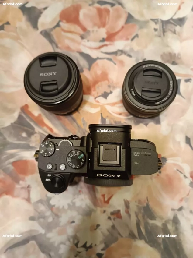 pack Sony alpha7 iii avec 2 objective utilisé quelque fois
