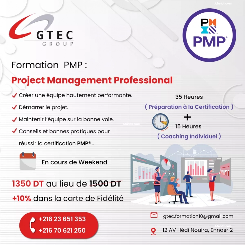 Formation Project Management Porfesional PMP