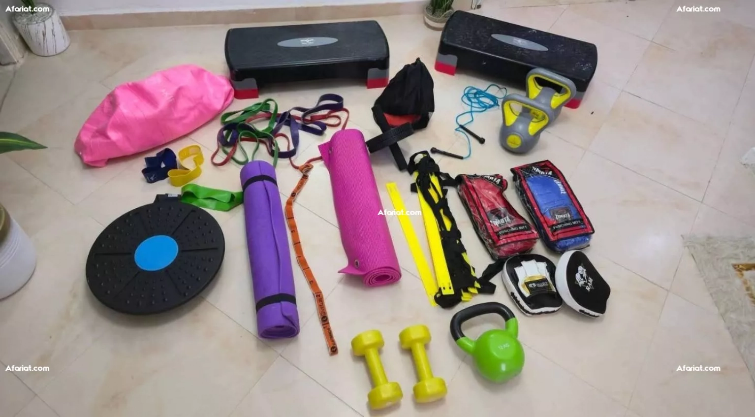 materiel fitness complet