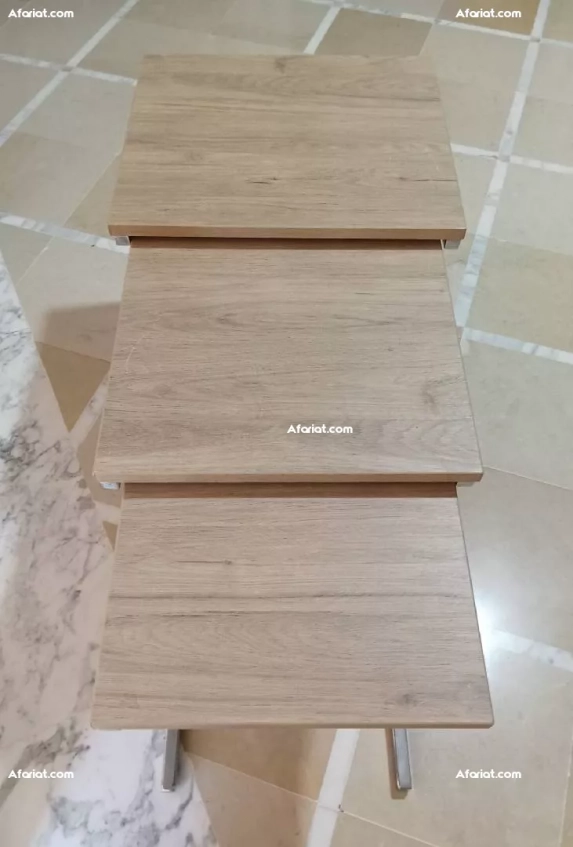 Trois tables gigognes basses