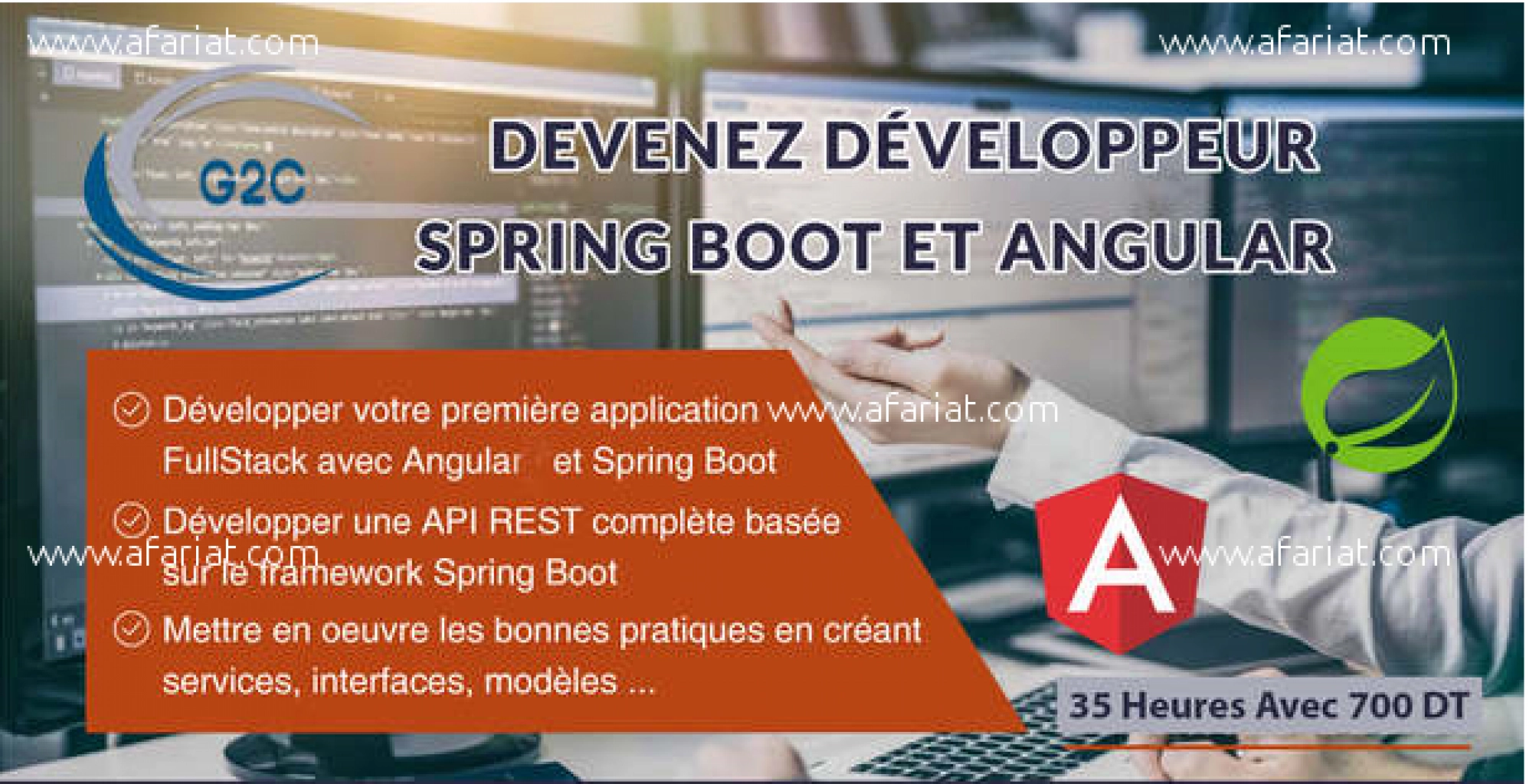 Formation 100 % Pratique Spring Boot + Angular 10