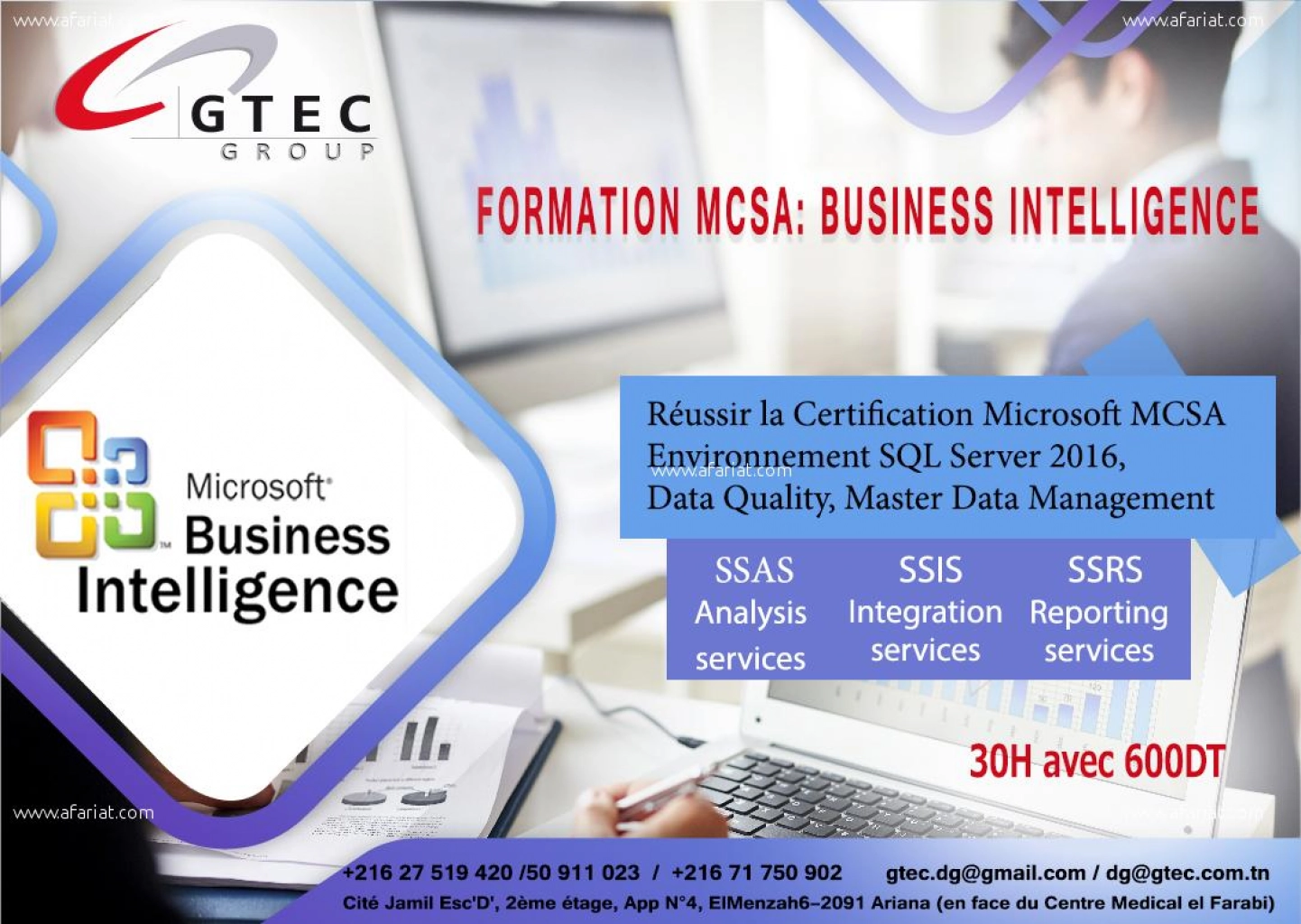Formation BUSINESS INTELLIGENCE