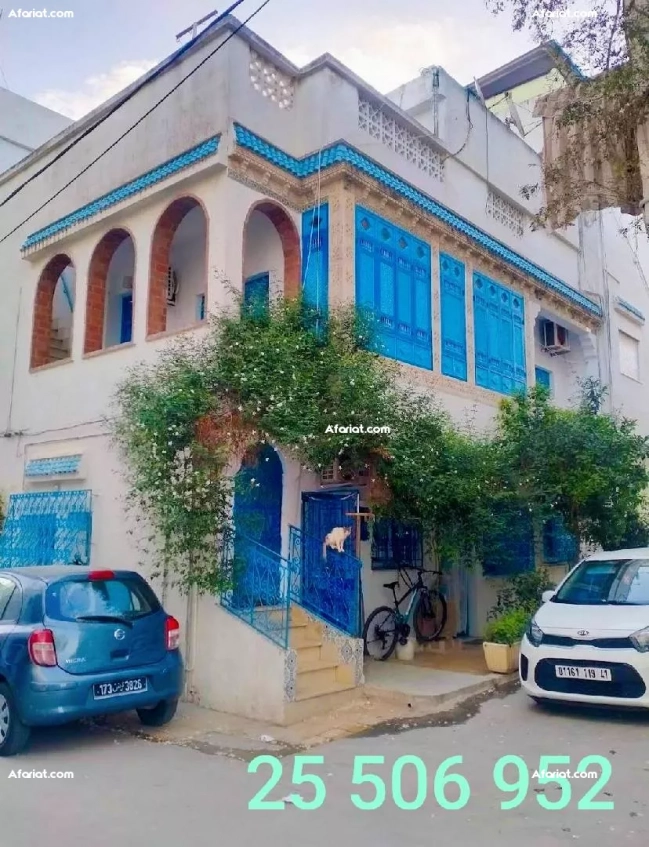 S+1 RDC À louer par nuitée à Sidi Bou Saïd