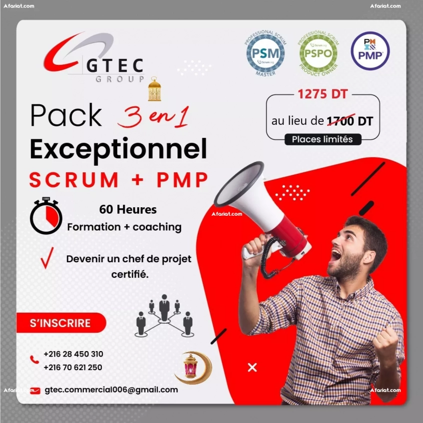 Pack Project Manager : PSM1 & PSO1 & PMP