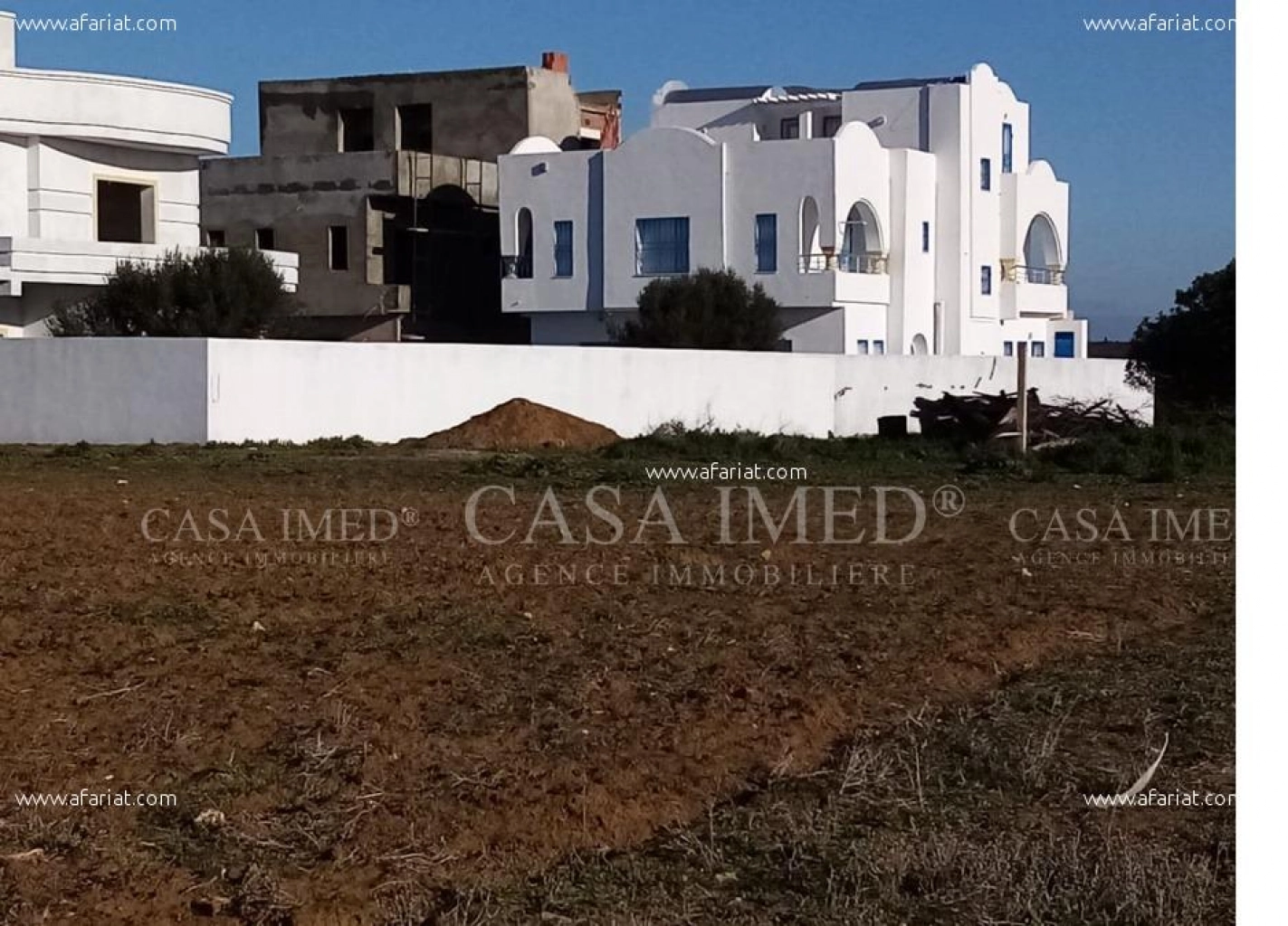 un terrain à El Hammamet sud