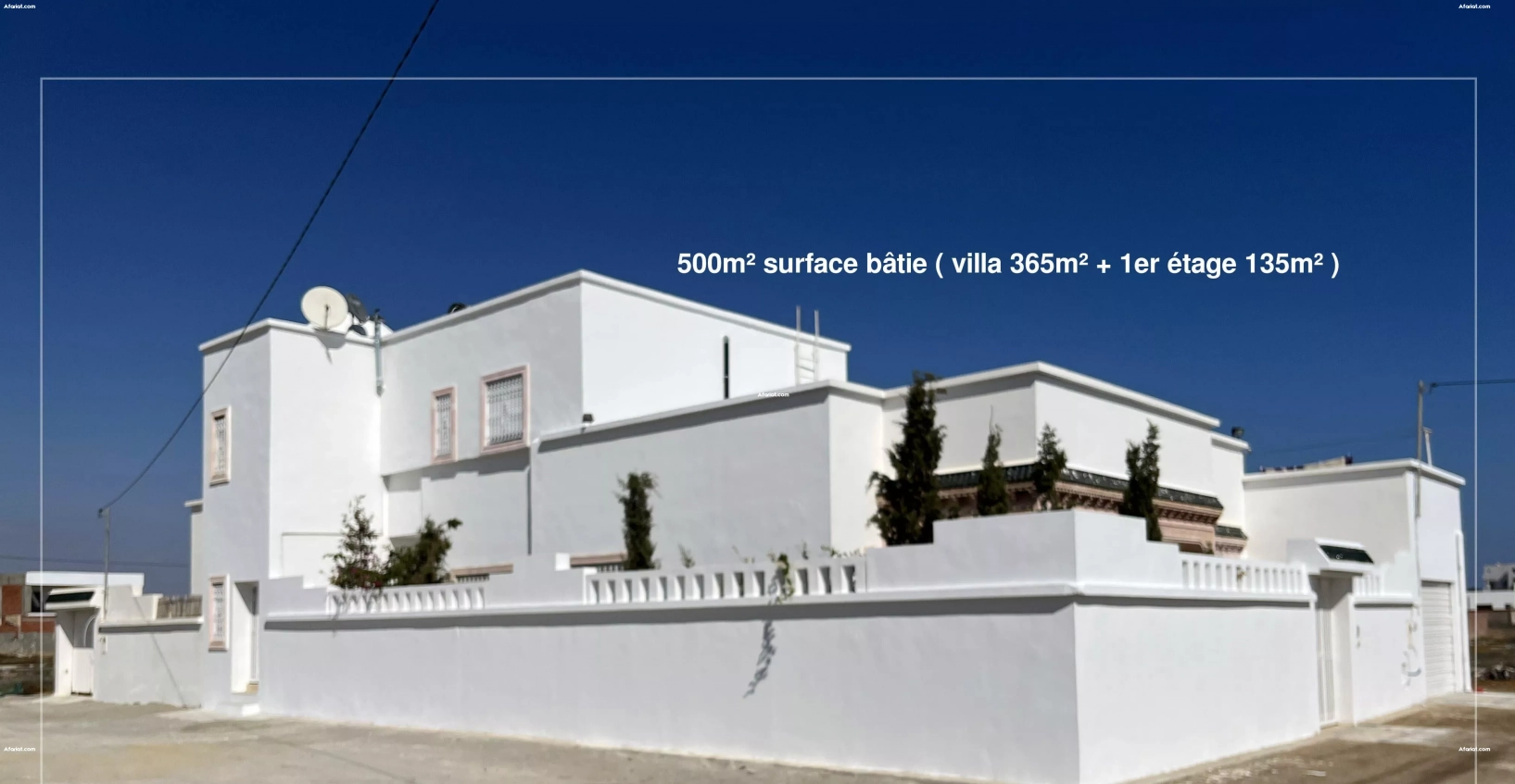 Superbe Villa 10 min de Yasmine Hammamet (Zone 71)