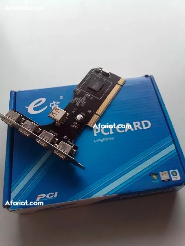 Pci card extension 5 usb pour pc de bureau