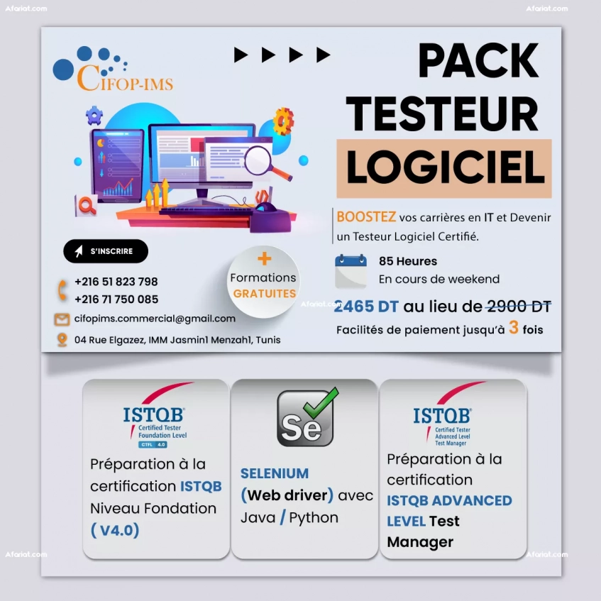 Pack Testeur Logiciel