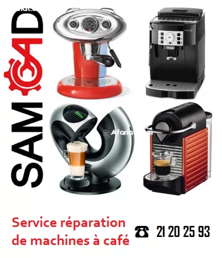 Service entretien et réparation machines  à café