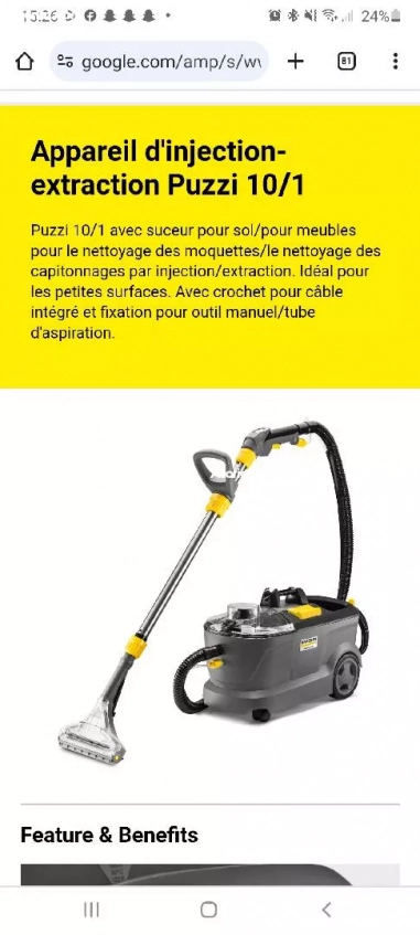 injecteur Karcher puzzi 10/1