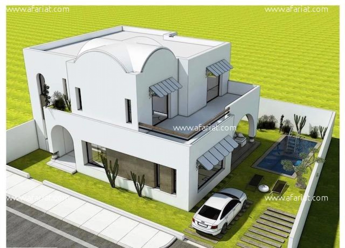 Villa Rayane AV1510 Hamamet zone craxi