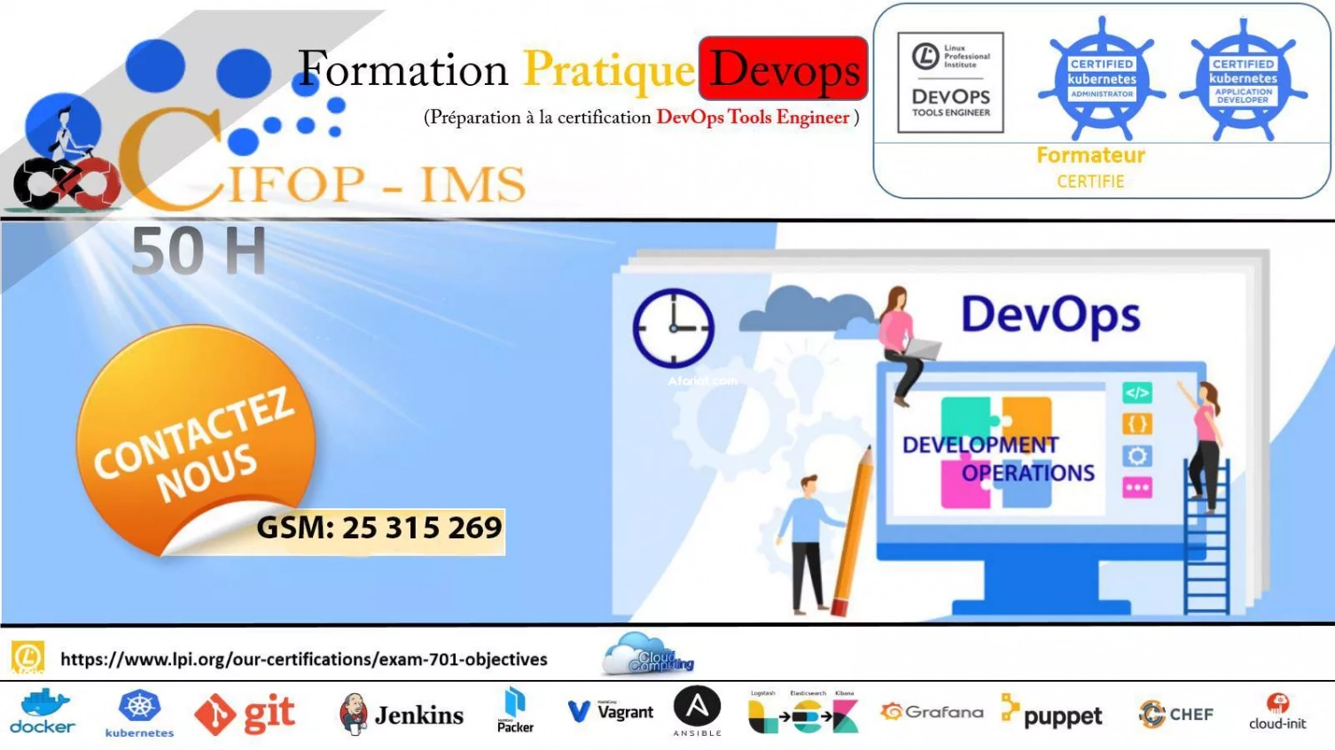 Formation Devops Tools Engineer LPI 701-100