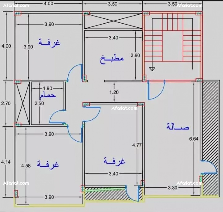 Dessin plan béton armé