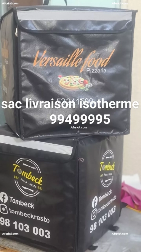 Sac livraison isotherme food Tunisie