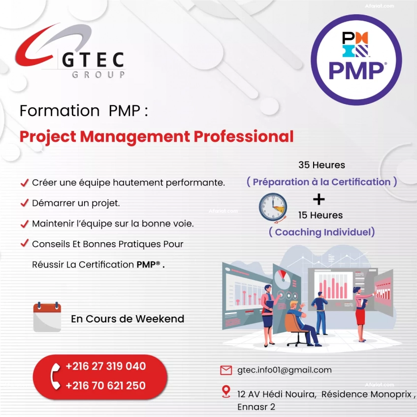 Formation en PMP : Project Management Professional