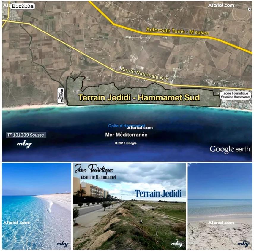 Terrains à Hammamet Sud - Bouficha – Sousse