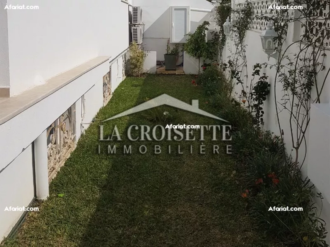 Villa meublée S+3 vue mer à La Marsa MVL0736
