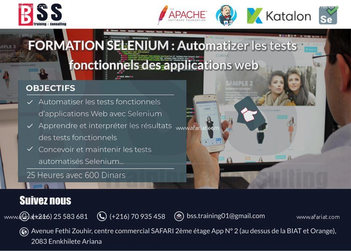 Formation Sélénium Automatisation de test web Driver