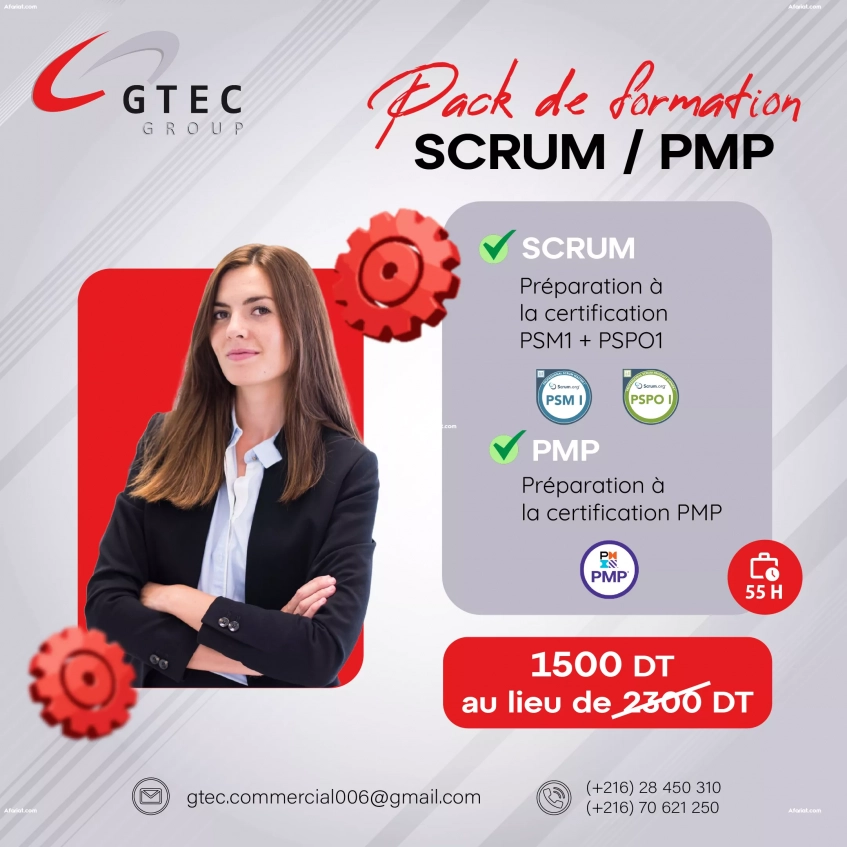 Offre Exclusive : Pack 3en1 Scrum + PMP