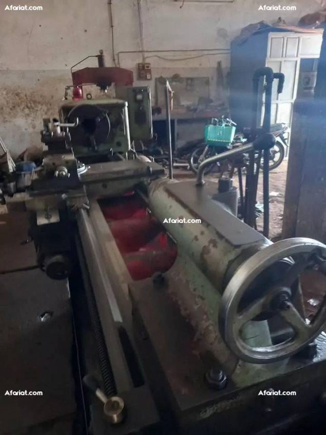 Machines mécanique_Tourneur_98231875_Tour, perceuse, pompe d'air,