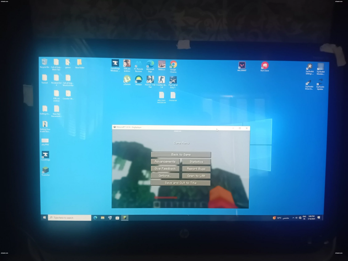 Pc hp touche