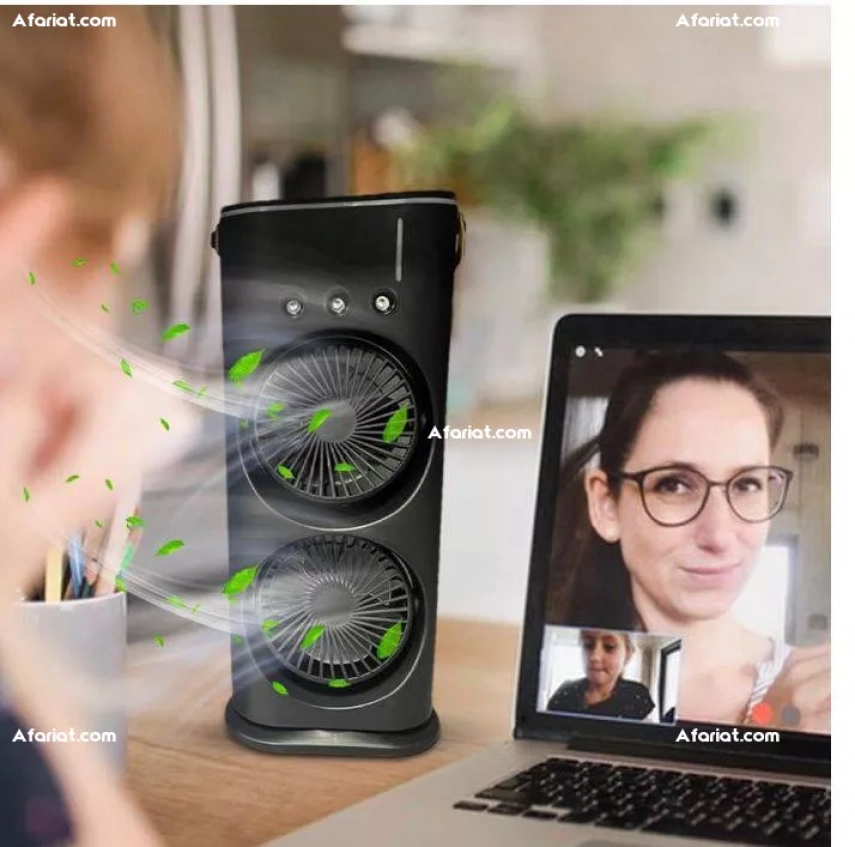 Refroidisseur d'air, ventilateur de table, rechargeable