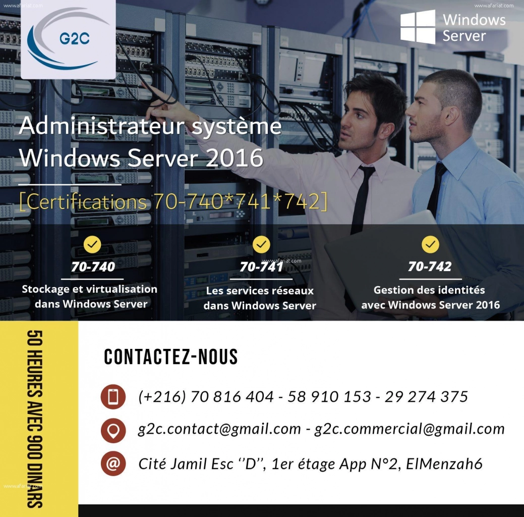 Formation #pratique en #Windows #Server_2016 #Microsoft