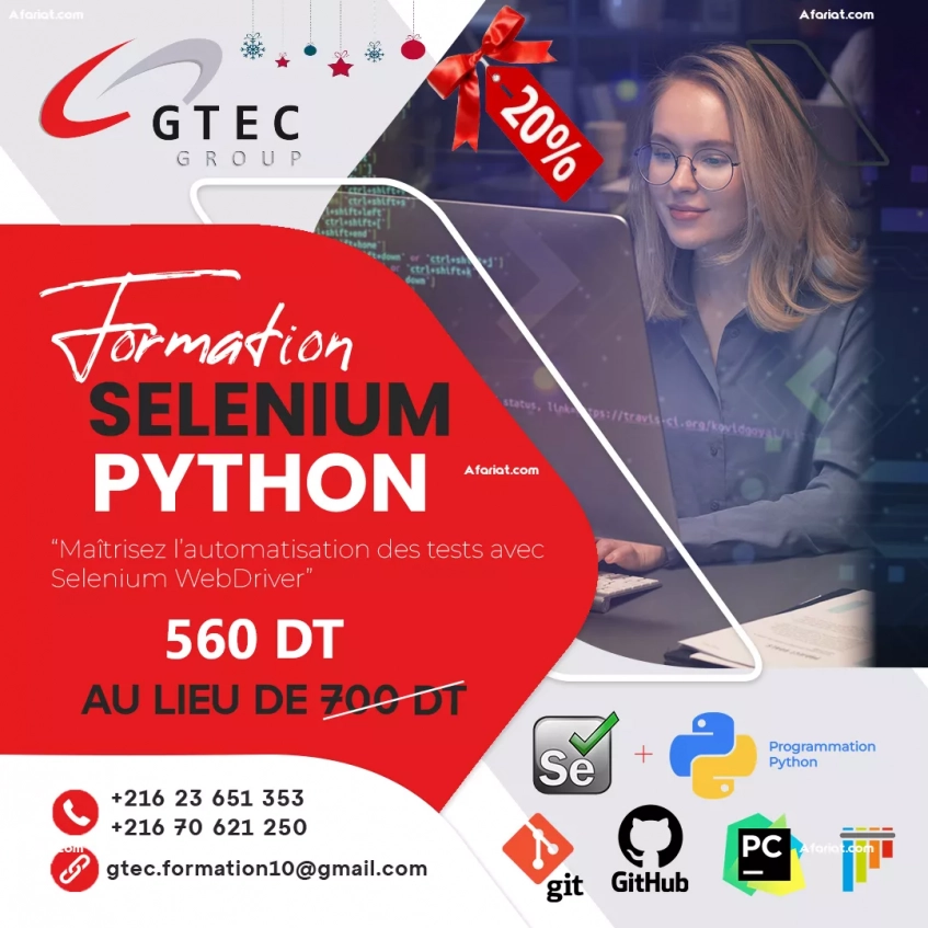 Formation Selenium + Python