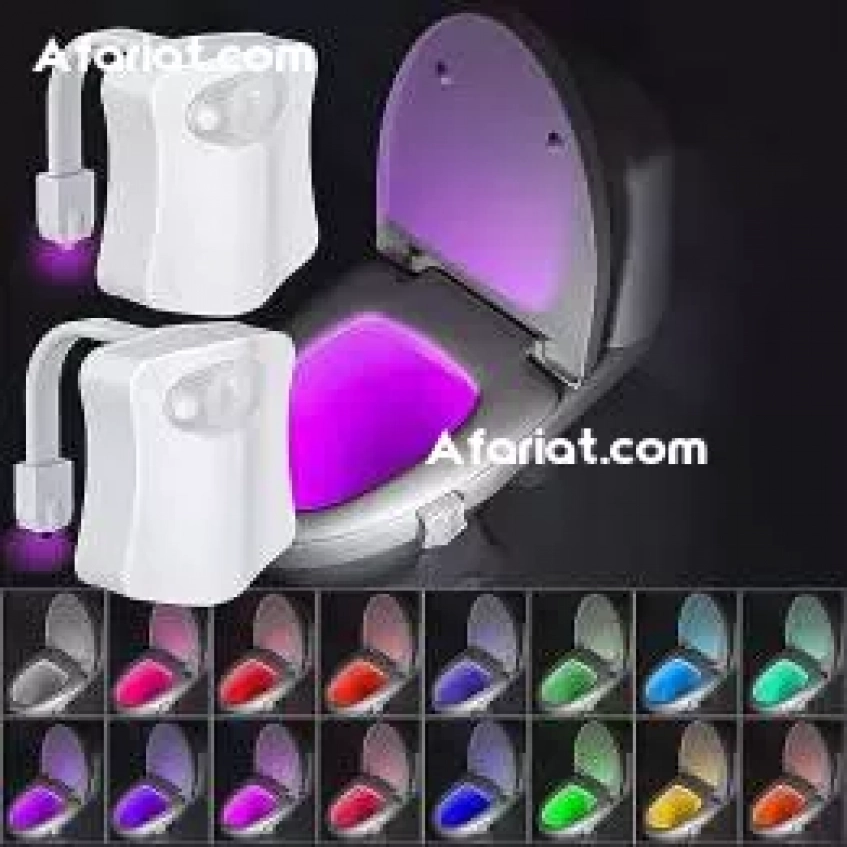 16 Couleurs Changement Lumiere Cuvette WC, Lampe de Toilette