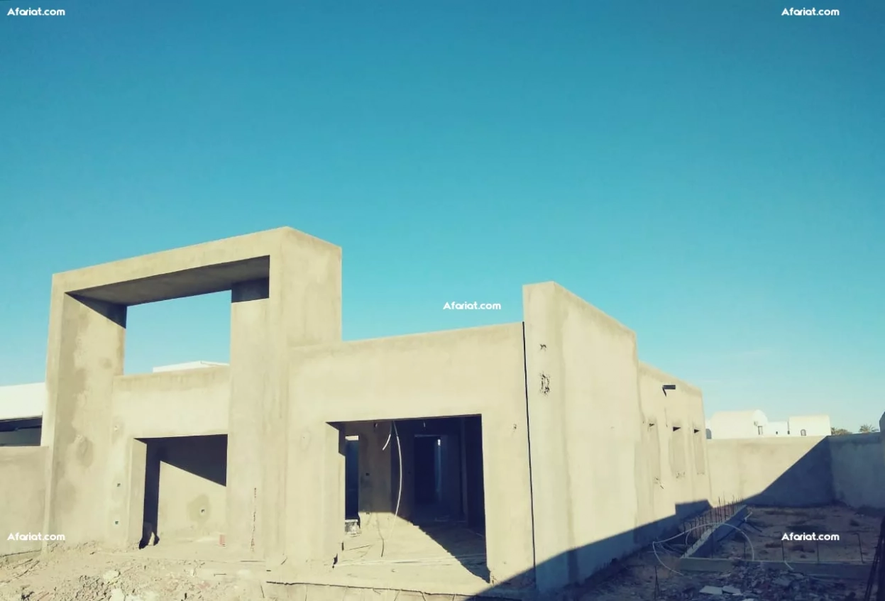 Vente d’une villa en cours de construction à Djerba