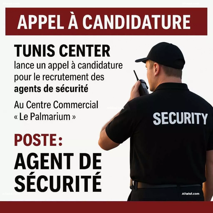 Recrutement agent des sécurité