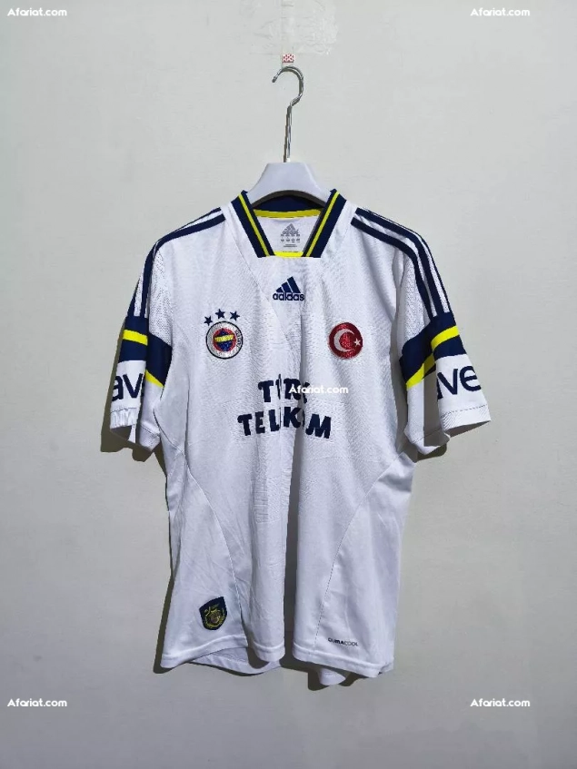 t-shirt short football blanc