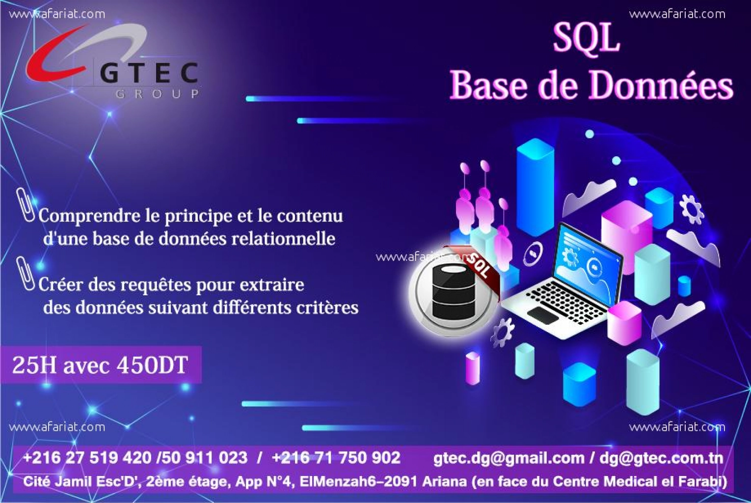 Formation SQL Base de données