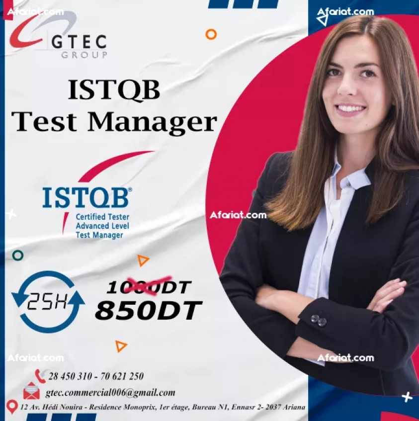 Formation Test Manager - Certification ISTQB Avancé Test Manager