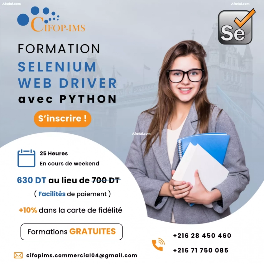 Formation Sélénium avec Python