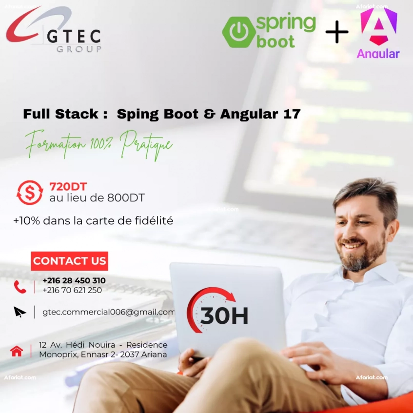 Formation FullStack Spring Boot & Angular 17