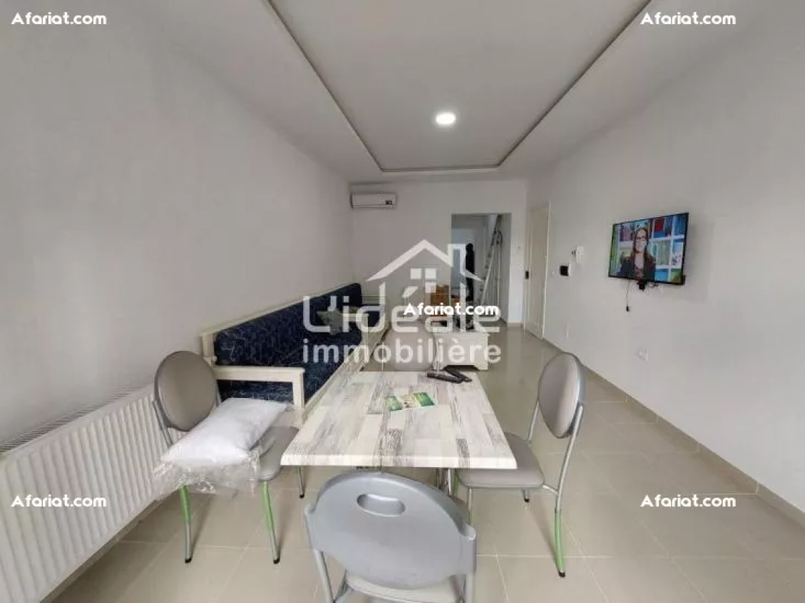 À louer  Appartement S+2 meublé – Centre-ville de Hammamet